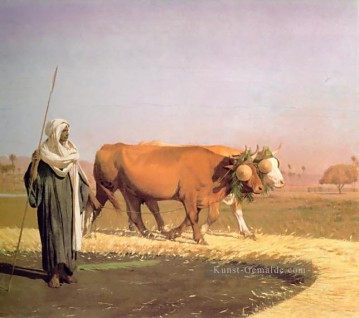 griechisch griechenland Ölbilder verkaufen - Treading das Korn in Ägypten griechisch Araber Orientalismus Jean Leon Gerome aus